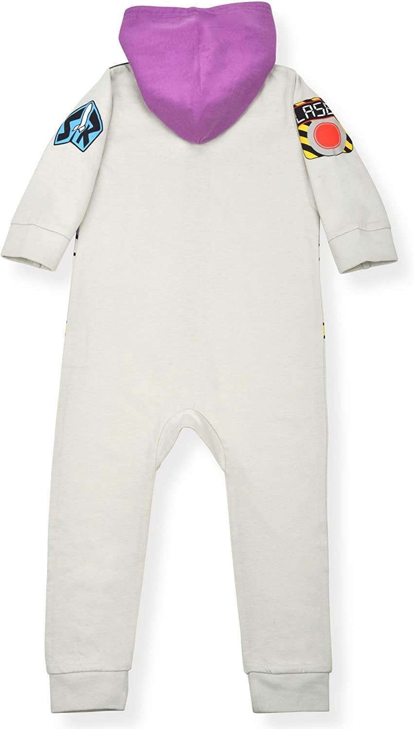 Toy Story Buzz Lightyear Boys Single Roleplay Coverall Romper with Hood, Toddler