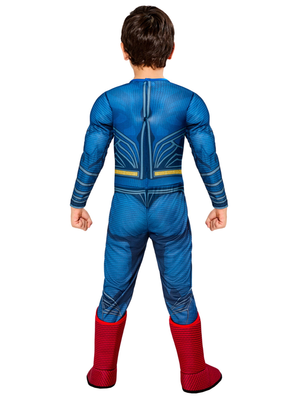 Justice League Superman Muscle Chest Deluxe Costume for Kids by Rubies, Boys Medium