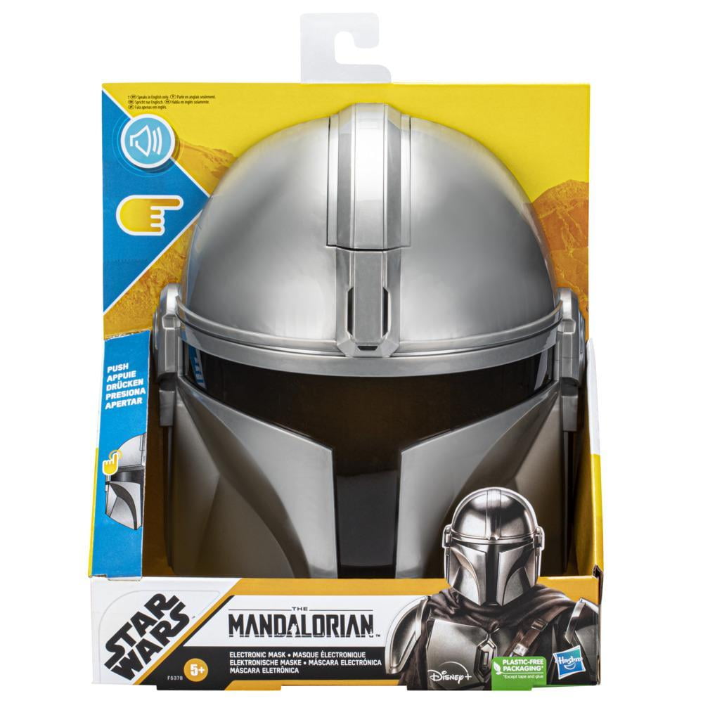 Star Wars the Mandalorian Electronic Mask, Halloween Costume Accessory with Phrases and SFX, Ages 5 and Up