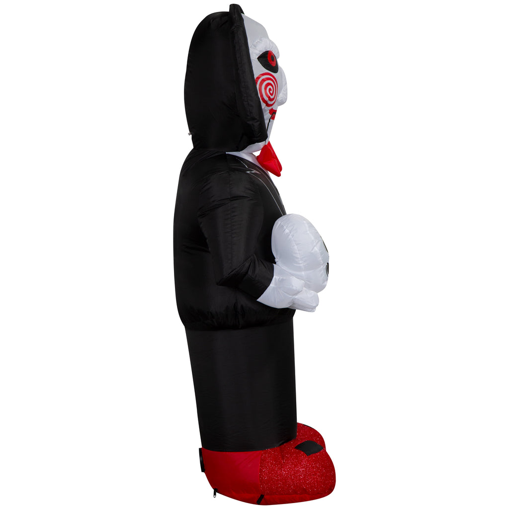 Airblown Halloween Yard Inflatable Light Billy from Saw with Holiday Skull Lionsgate, 5 ft
