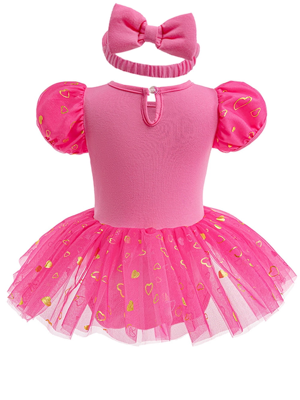 WIBACKER Infant Baby Girls Princess Romper Costume Onesie Fancy Dress Bodysuit with Headband Halloween Birthday Dresses