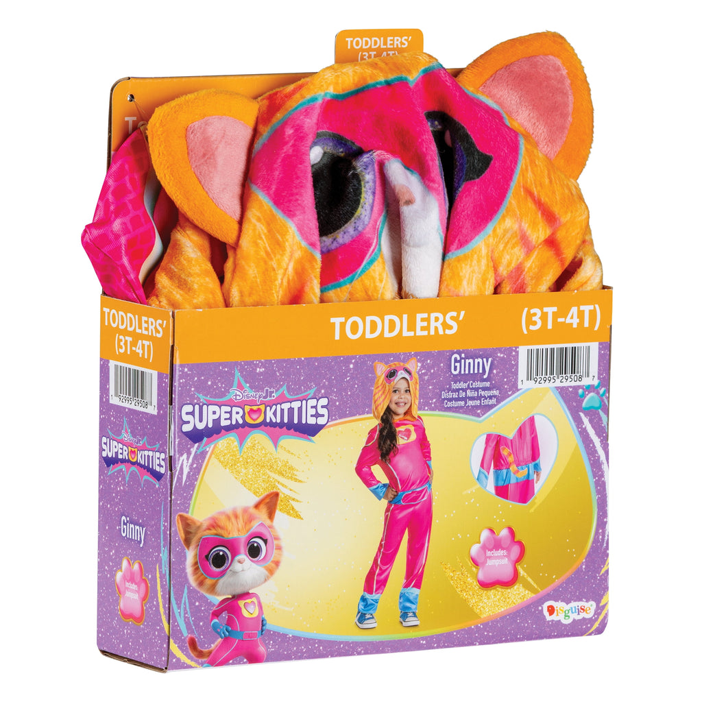 Disney Super Kitties Ginny Halloween Costume for Children, Toddlers Size 3T-4T, by Disguise