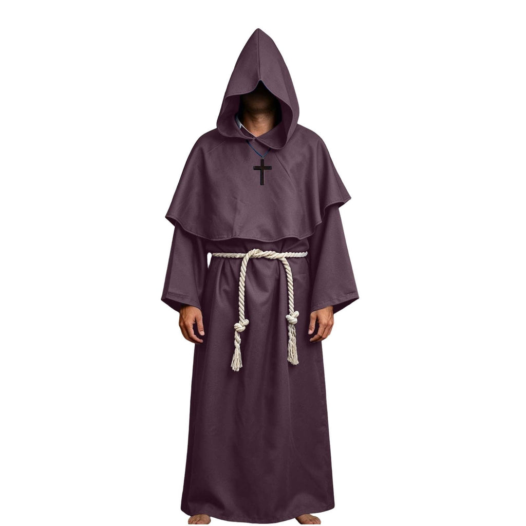 QATAINLAV Womens Gothic Hoodies Dress Fall Winter Long Sleeve Velvet Sweatshirts Cute Cat Ear Hooded Zip up Dresses with Pockets, Wine, M