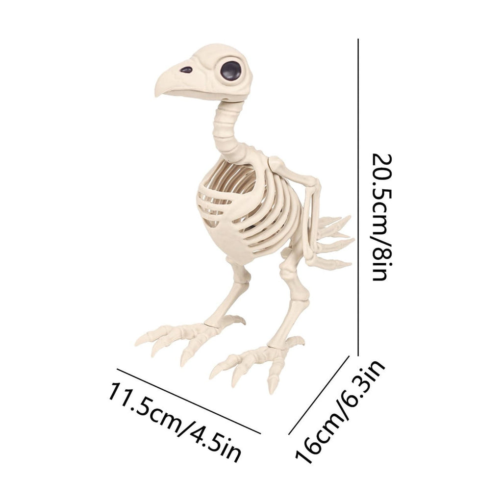 amlbb Halloween Decoration Halloween Skeleton Horror Decorations Simulation Animals Skeleton Ornaments Bar Decoration Frogs Skeleton on Clearance