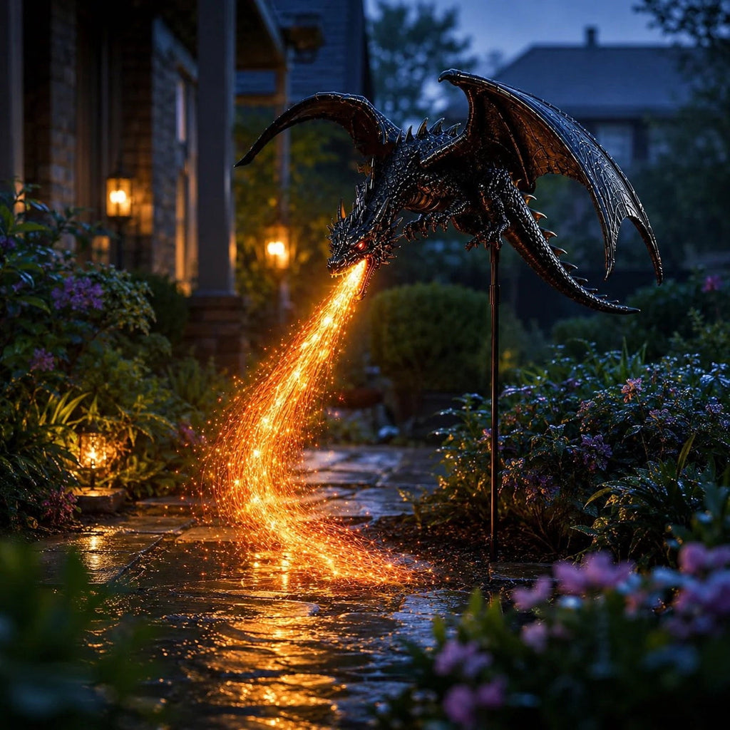 Halloween Witch Cauldron Garden Stake Lights, 2.7Ft LED Color Waterfall-Style Light Flow Flying Witch Garden Stake, Waterproof Weather Resistant Projector Lights for Outdoor Yard, Lawn, Pathway