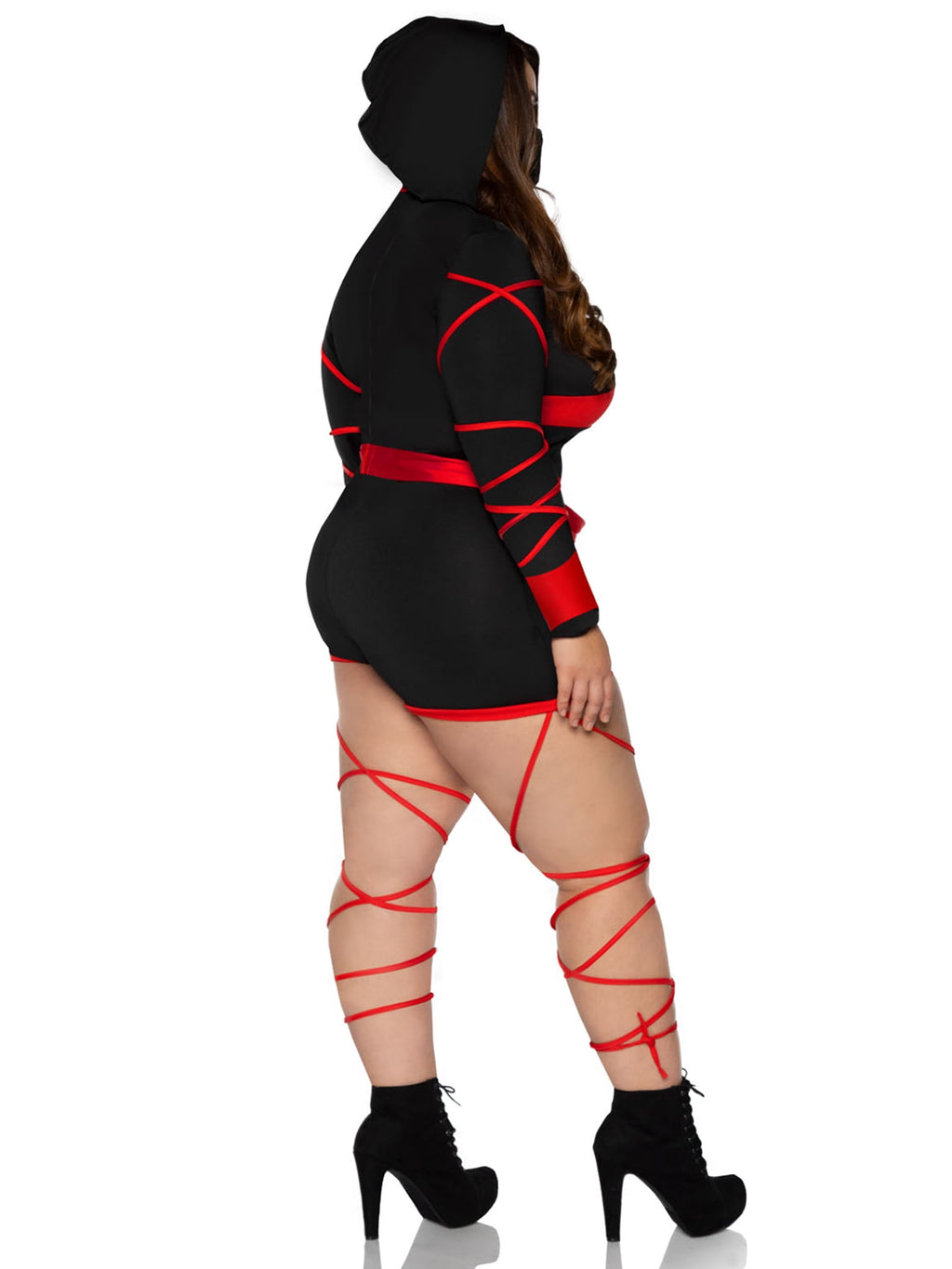 Leg Avenue Dragon Ninja Women's Fancy-Dress Costume for Adult, 1X