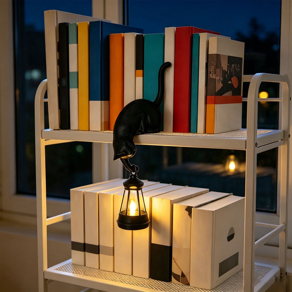Halloween Ghost Library Lantern Decorative Bookshelf Lighting, Reading Book Shelf Lights for Study Reading Corner Home Library Gift for Book Lovers Bookworms