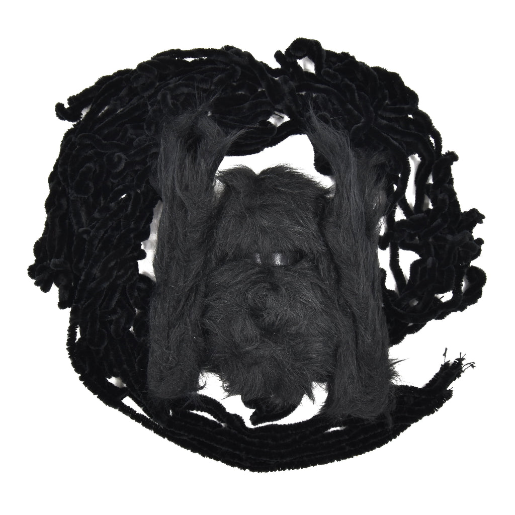 Giant Spider Web with Spider Decoration, Black, 8', Halloween by Way To Celebrate