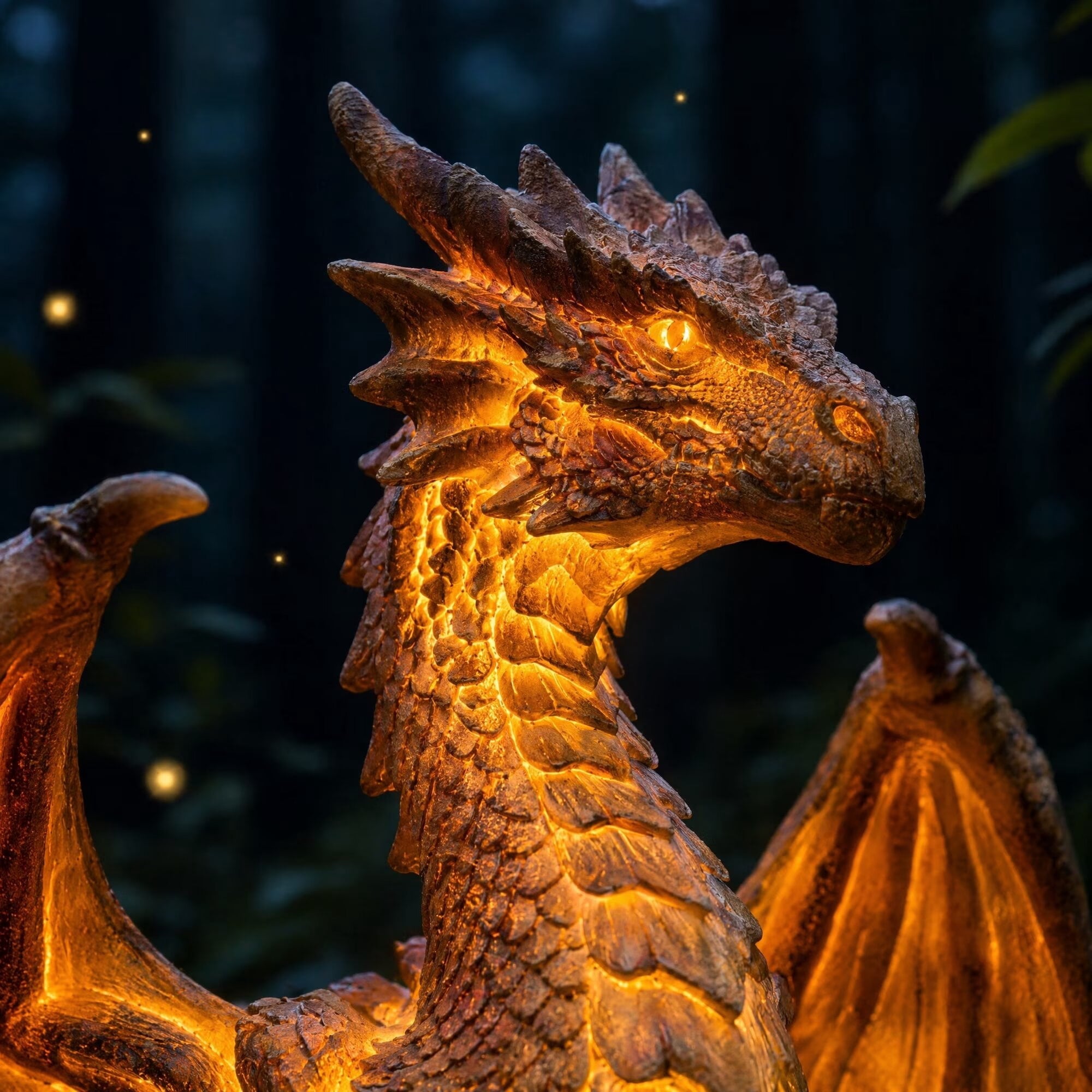 Clearance Halloween Solar Golden Dragon Garden Light, Halloween Decor Solar Powered Garden Light, Dragon Garden Stakes, Halloween Christmas Decoration Outdoor, Halloween Xmas Gift
