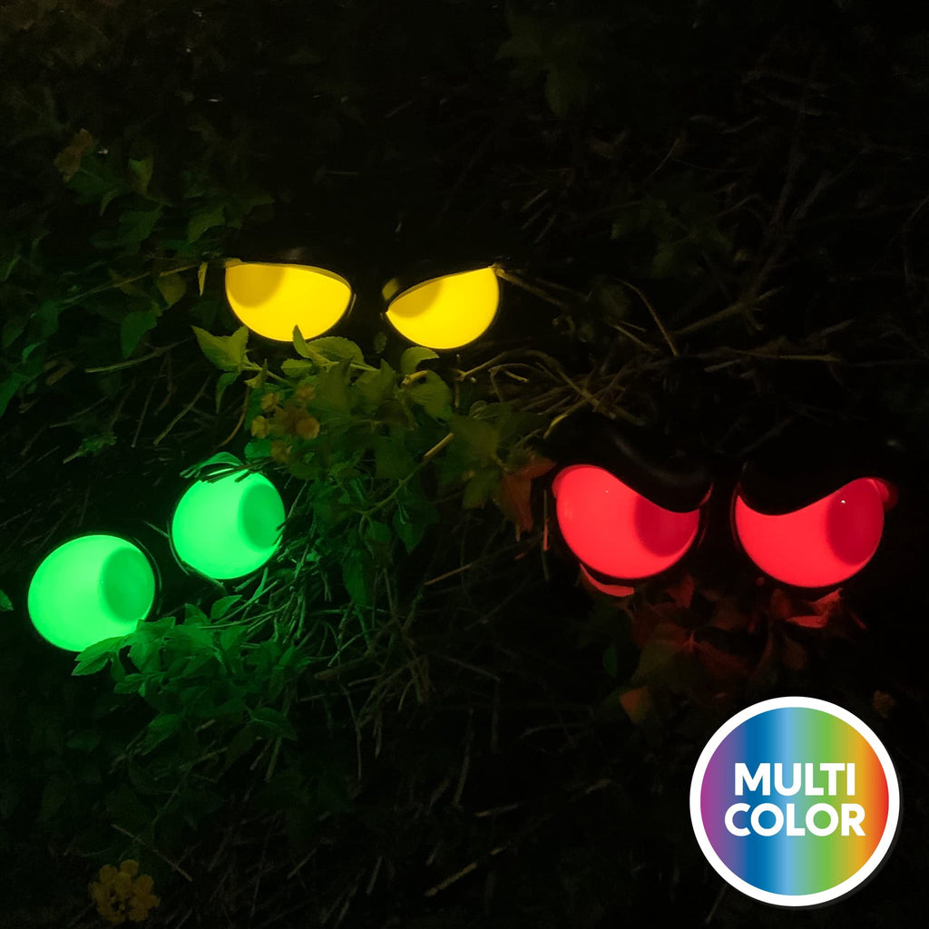 Joyfy 3 Packs Halloween Animated Flashing Peeping Eyes Lights Decorations Outdoor Indoor, Halloween Light Decorations with Timer, Hangable Halloween Light Decorations for Car Yard Lawn Garden