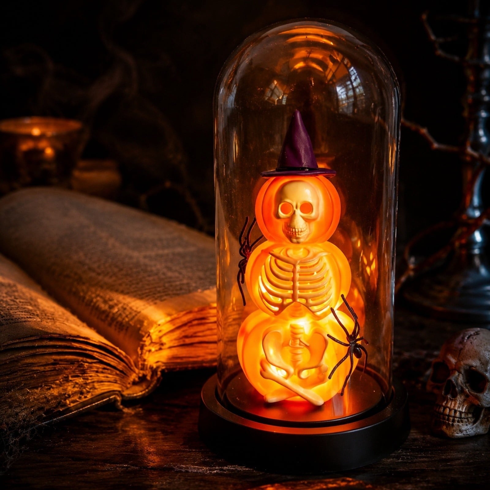 Halloween Skeleton Snake Prop Realistic Scary Serpent Decorative Ornament, Spooky Scene Setup Skeleton Decor Haunted House Party Prop, Home Shop Display Halloween Skeleton Holiday Ornament Gift