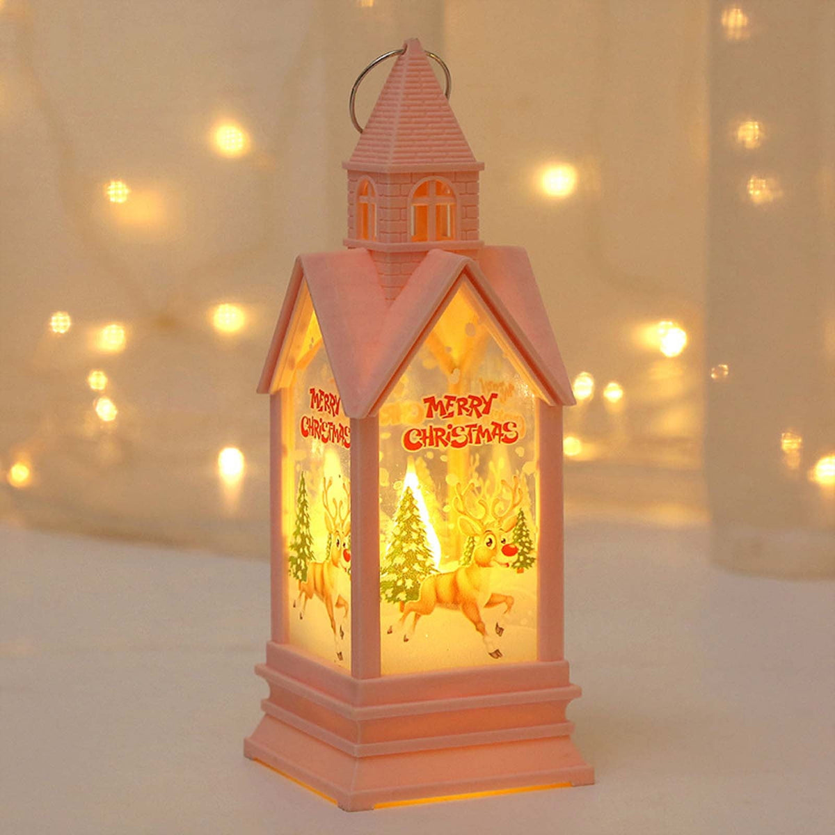 Cheapark Halloween Lanterns Decorations, Battery Operated Black Pumpkin Witch Lanterns, Flickering Light For Indoor Party Home Decor