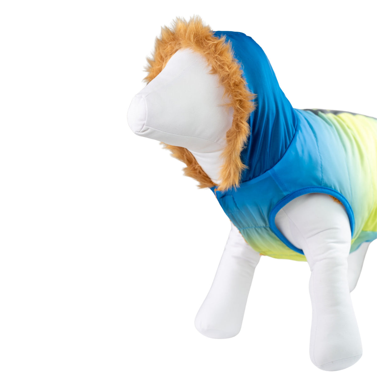 Vibrant Life Pet Hooded Jacket, Blue Ombre, S
