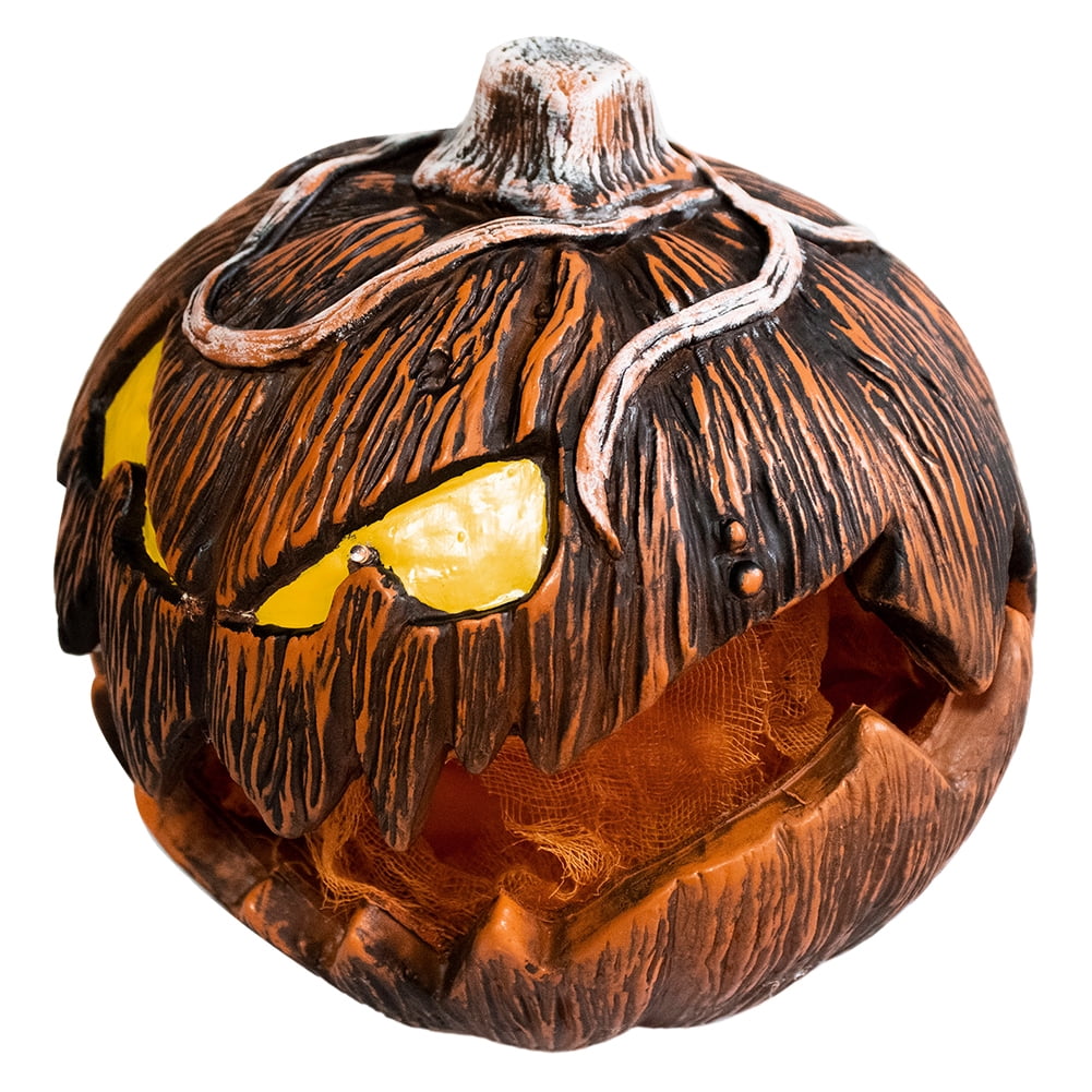 Halloween Pumpkin Head Yard Decor Lighting 2025 New Gourdo Jack-O-Lantern Decor Mouth Open Vintage Pumpkin Halloween Lights Indoor ＆ Outdoor Scary Decorations for Haunted House Porch Yard Party Decor