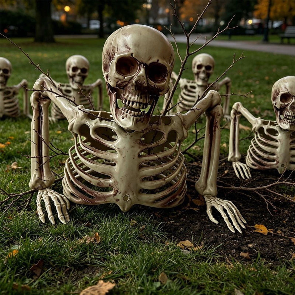 Halloween Skeleton Snake Prop Realistic Scary Serpent Decorative Ornament, Spooky Scene Setup Skeleton Decor Haunted House Party Prop, Home Shop Display Halloween Skeleton Holiday Ornament Gift