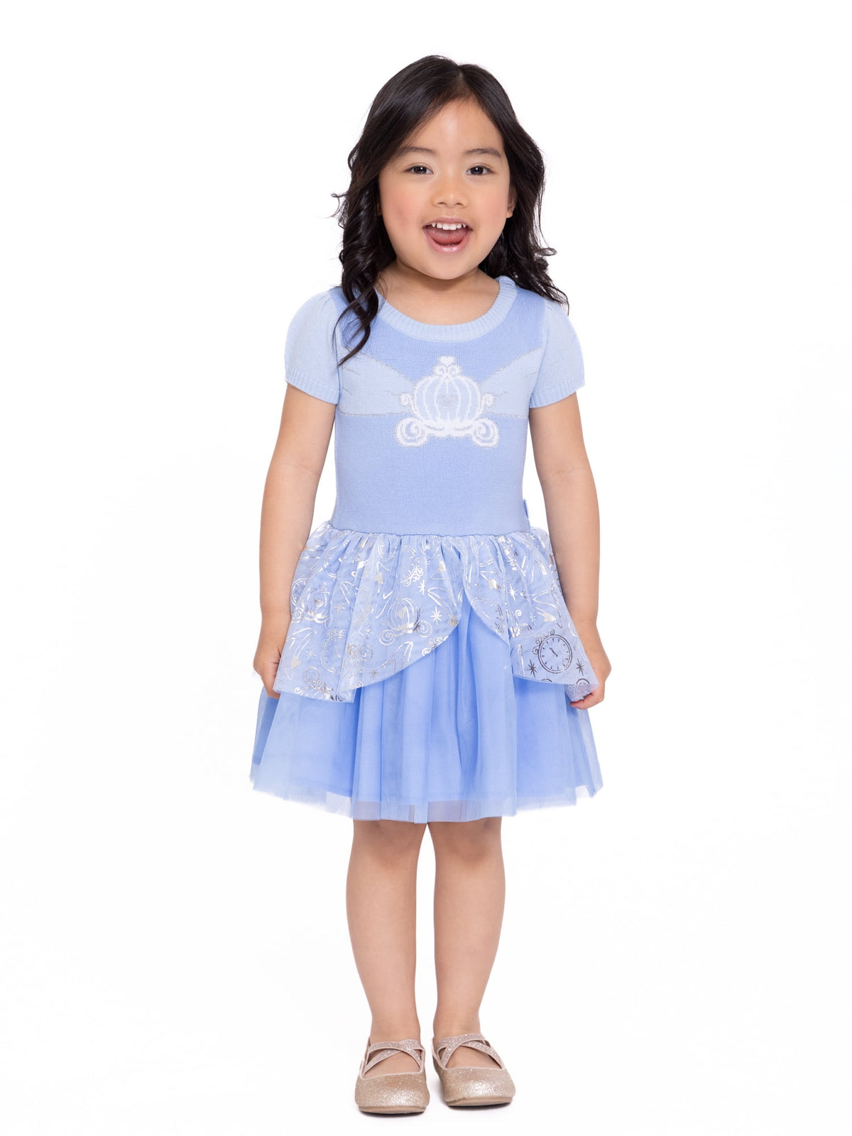 Toddler Girl Elf Velour Cosplay Dress, Sizes 12M-5T
