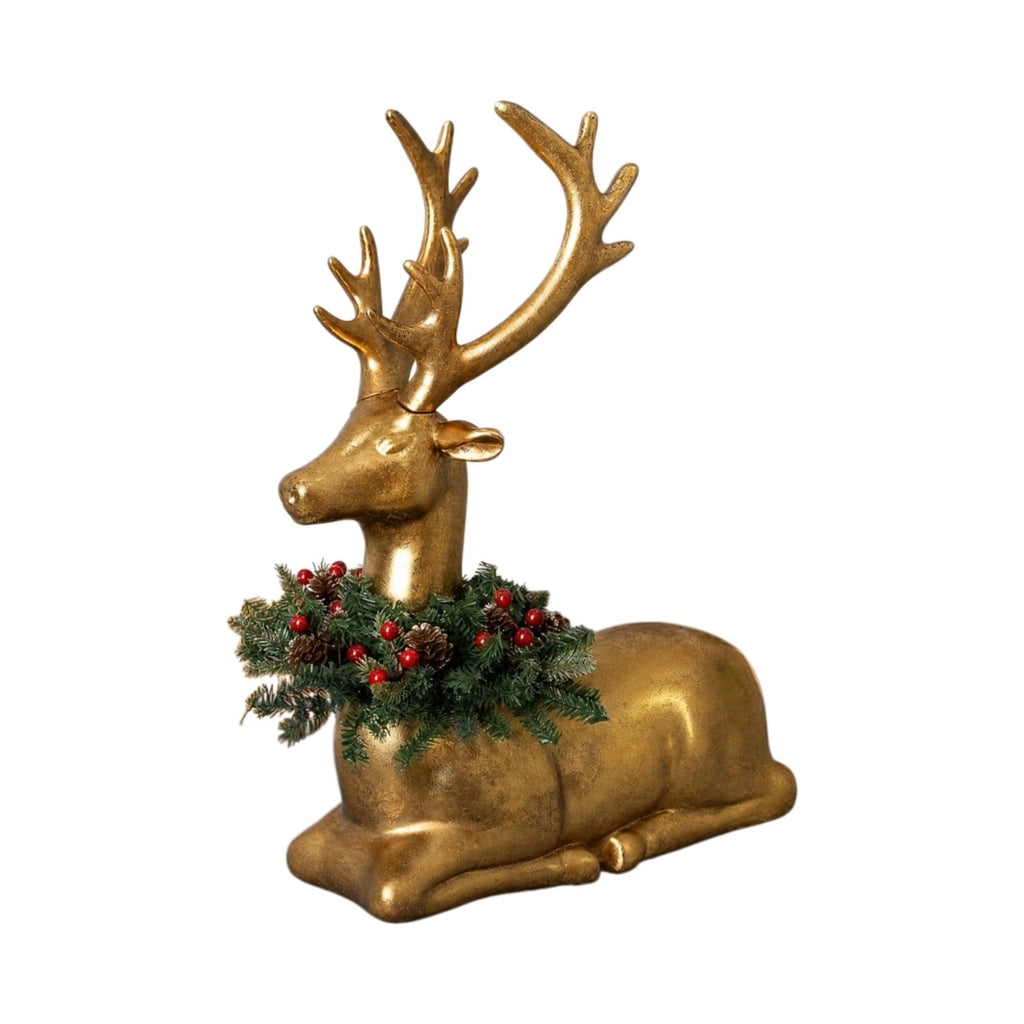 Clearance! Christmas Golden Retriever Statue with LED Lights, Cute Dog Holding Puppy Figurine, Christmas Decoration Indoor Outdoor, Gift for Kiddo Adults