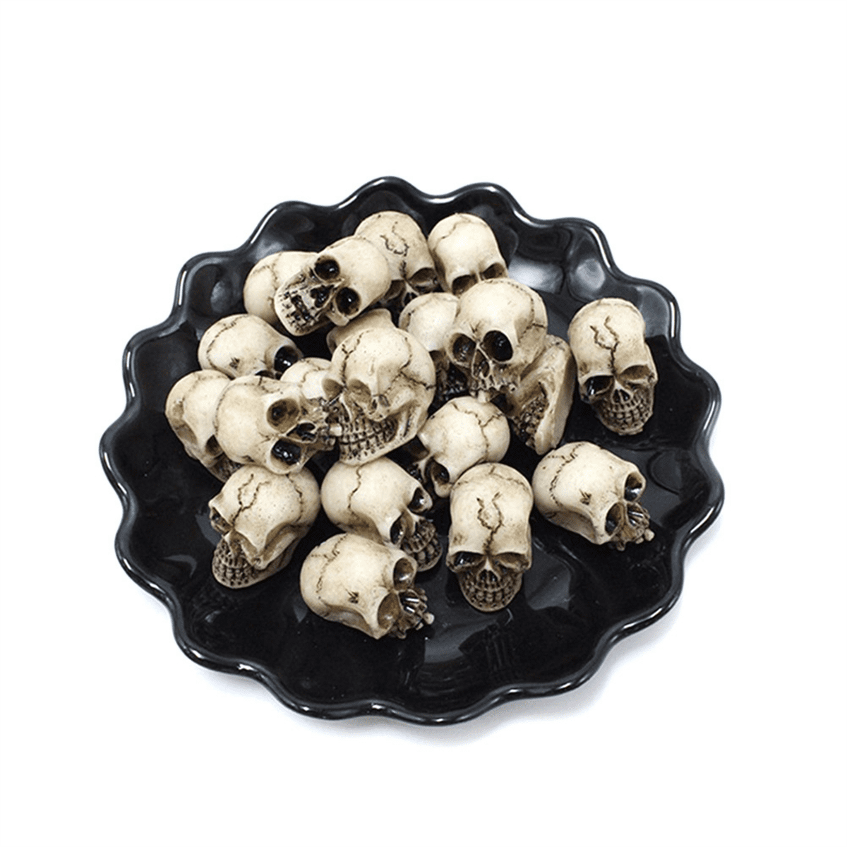 40Pcs Skulls Human Head Skull Realistic Skeleton Skulls for Halloween Table Decor