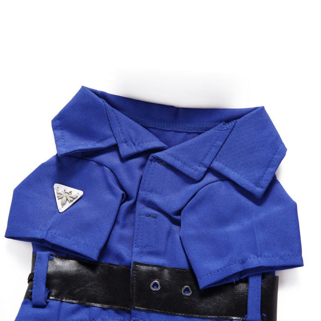OZMI Halloween Cosplay Clothing Pet Police Costume Wear-resisting Dog Cat Police Uniform for All Kinds of Puppies M