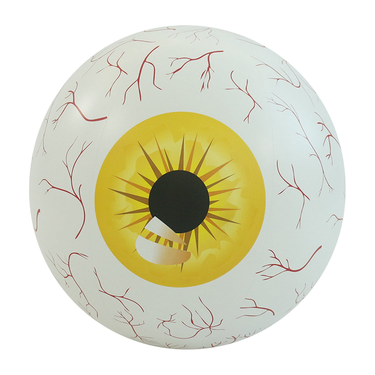 Summercome Halloween Inflatable Eyeball,16inch Halloween Huge Glowing Inflatable Eyeballs, 12 Changeable Colors with Remote Control, Suitable for Halloween Parties, Horror Themed Parties Supplies, Gre