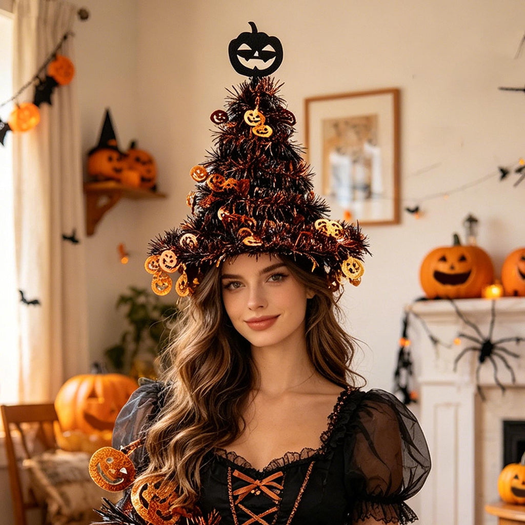 1Pc Halloween Mini Pumpkin Branches Artificial Black Twigs Vase Fillers for Table Mantel Centerpiece Creepy Gothic Scary House Decor