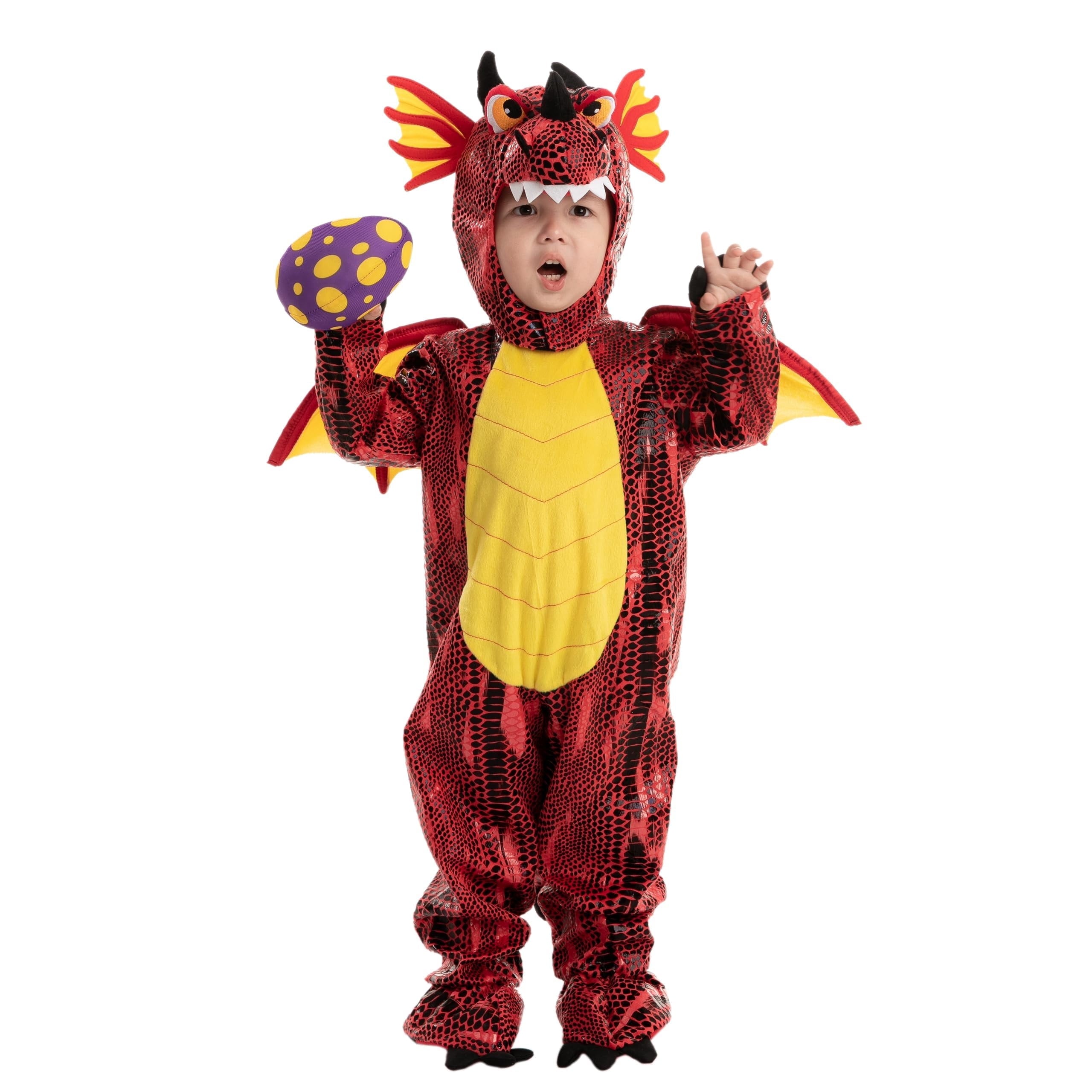 Joyfy Halloween Realistic Blue Tyrannosaurus Rex Children's Dinosaur Costume (with Egg) Suitable for Infant and Toddler Halloween Dress up Party