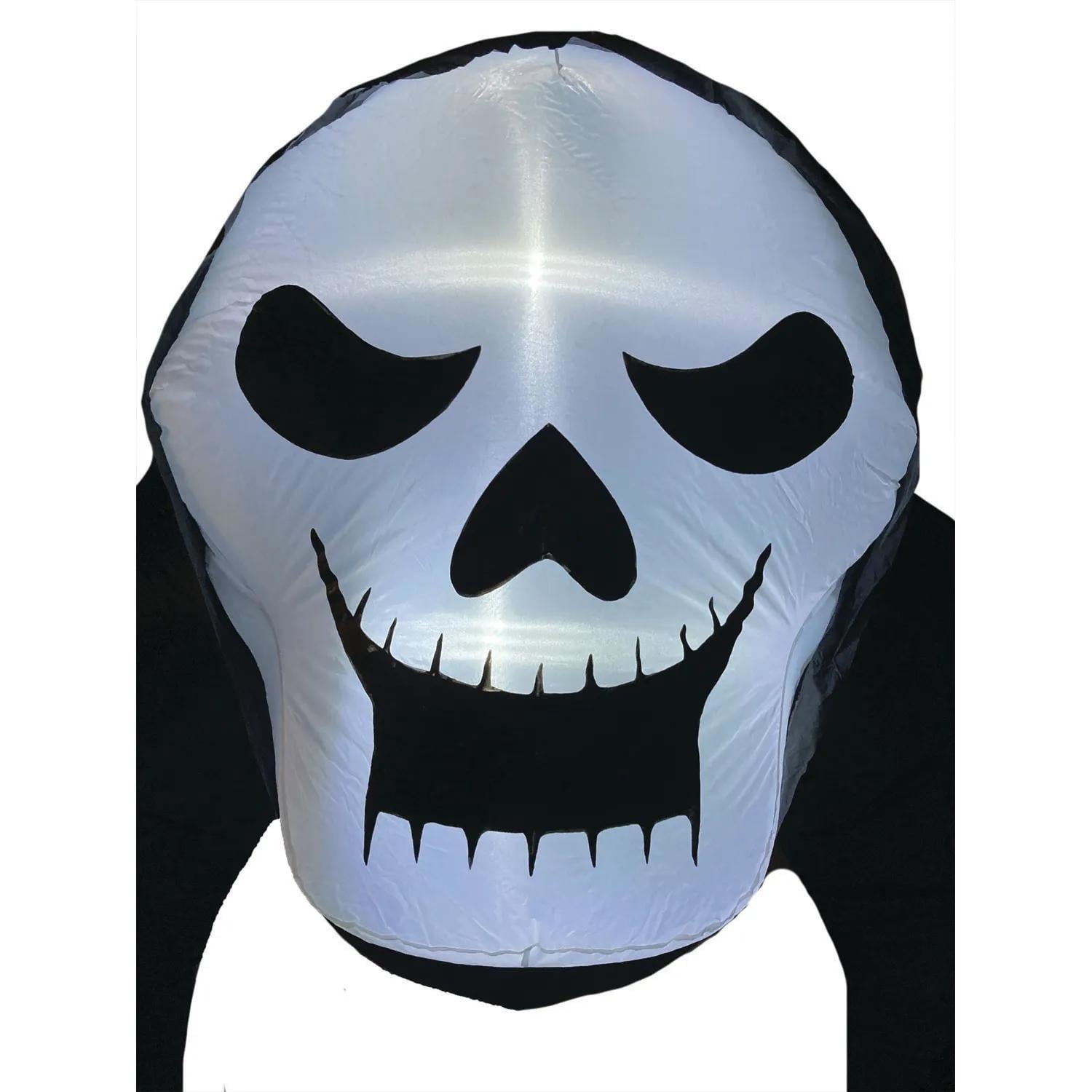 A Holiday Company Inflatable Reaper Archway LED Lighted Yard Halloween Decoration - 13 ft