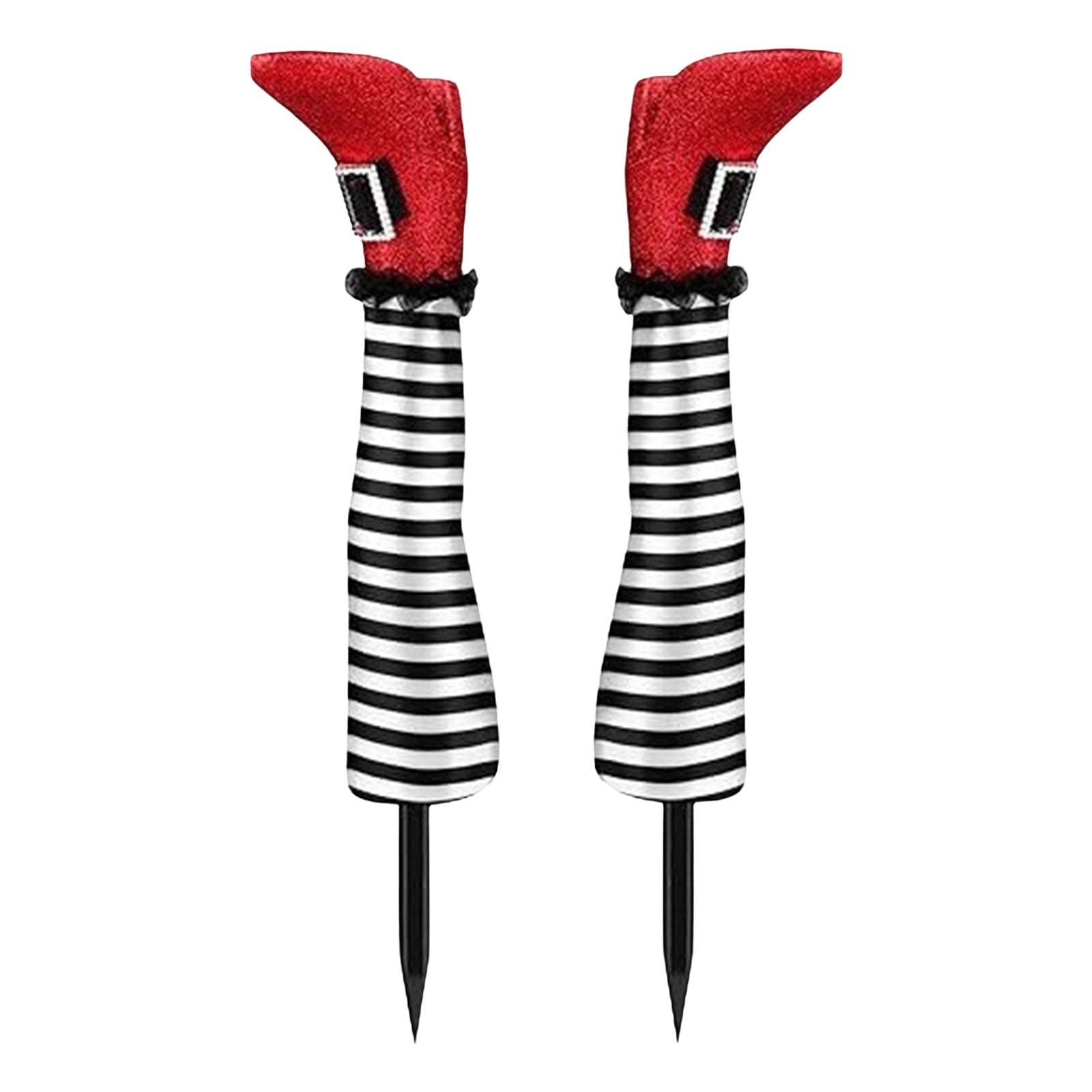 Halloween Decorations Outdoor Witch Legs Yard Stakes, 18.5" Witch Halloween Graveyard Lawn, Yard, Prop and Patio Decorations