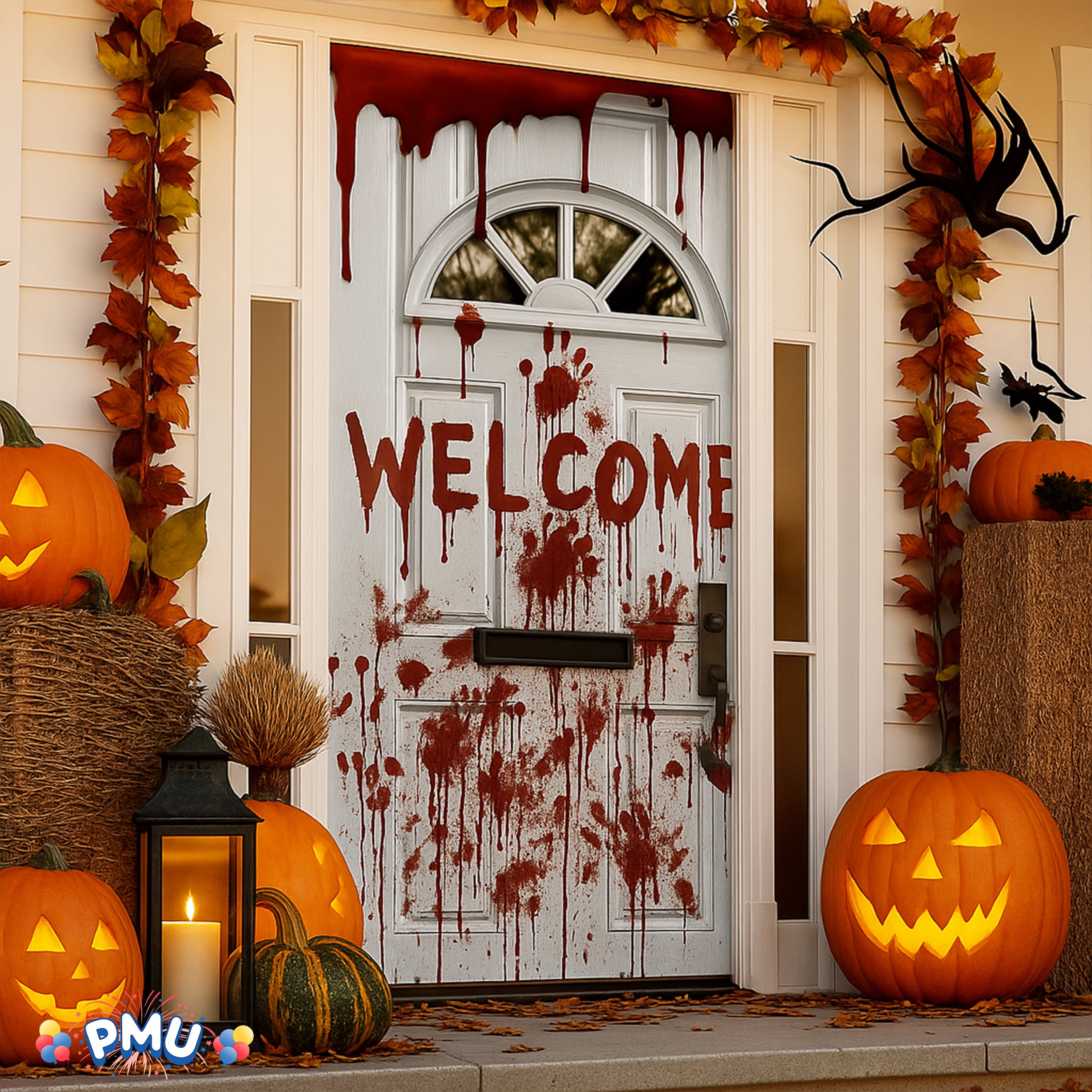 PMU Halloween Microwave Door Decoration 12in x 24in (1/pkg) Pkg/1