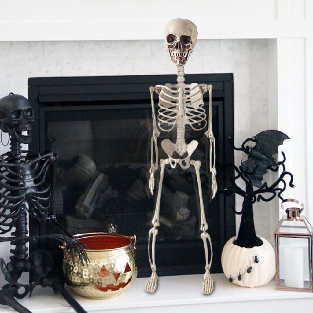 Halloween Skeleton Snake Prop Realistic Scary Serpent Decorative Ornament, Spooky Scene Setup Skeleton Decor Haunted House Party Prop, Home Shop Display Halloween Skeleton Holiday Ornament Gift