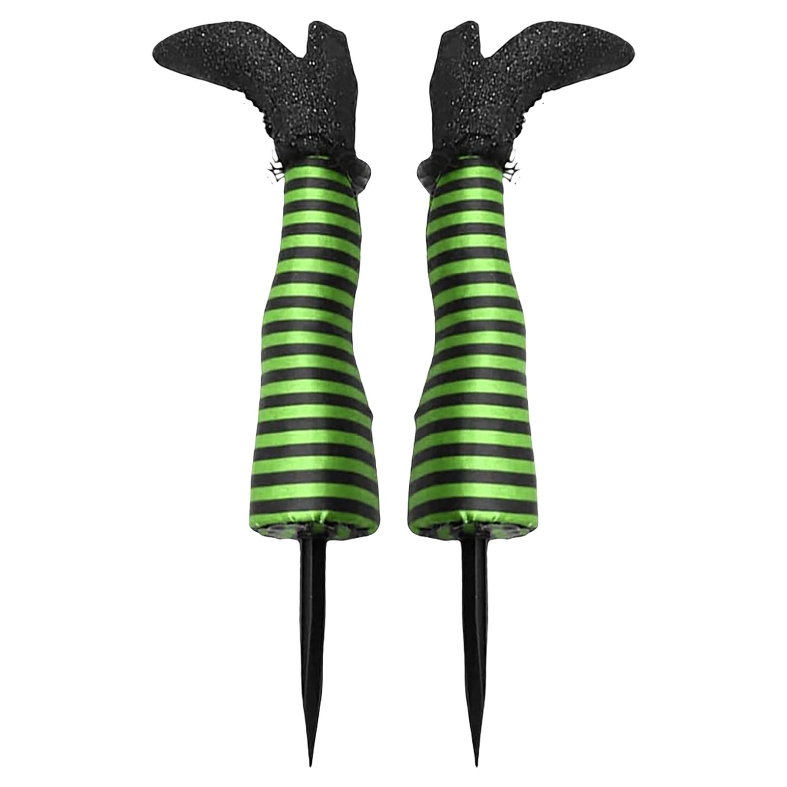 Halloween Decorations Outdoor Witch Legs Yard Stakes, 18.5" Witch Halloween Graveyard Lawn, Yard, Prop and Patio Decorations
