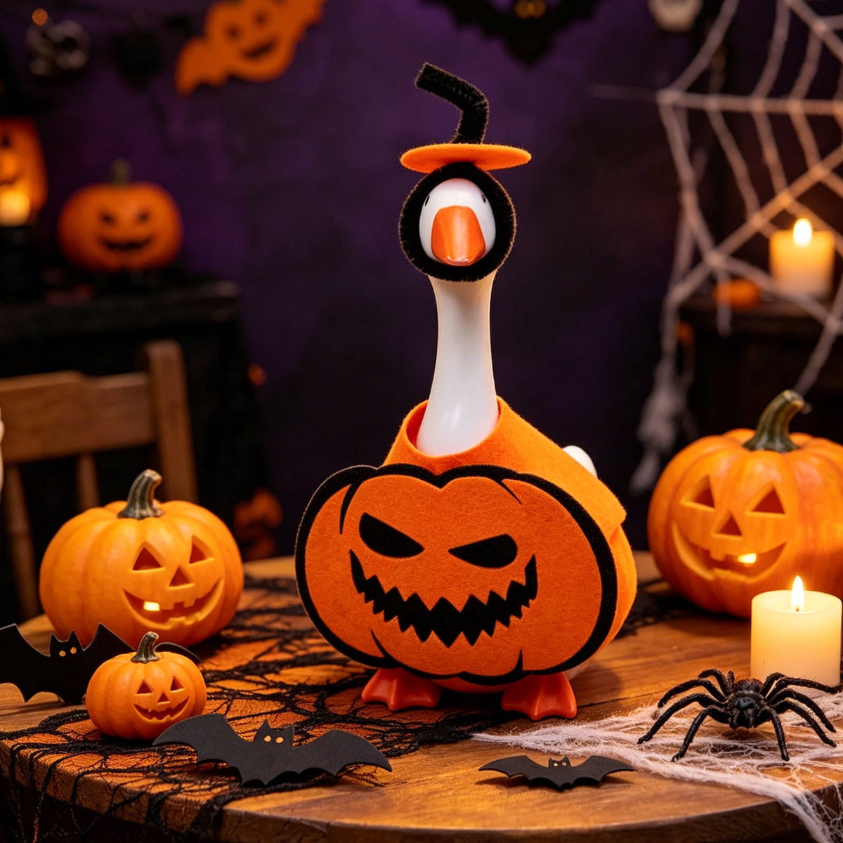 XGFHYJEH Porch Goose Outfits Halloween, Porch Goose Clothes Clearance, Goose Clothes for Porch Goose, Goose Costume 23'' for Outdoor Outside Front Porch Garden Yard Lawn