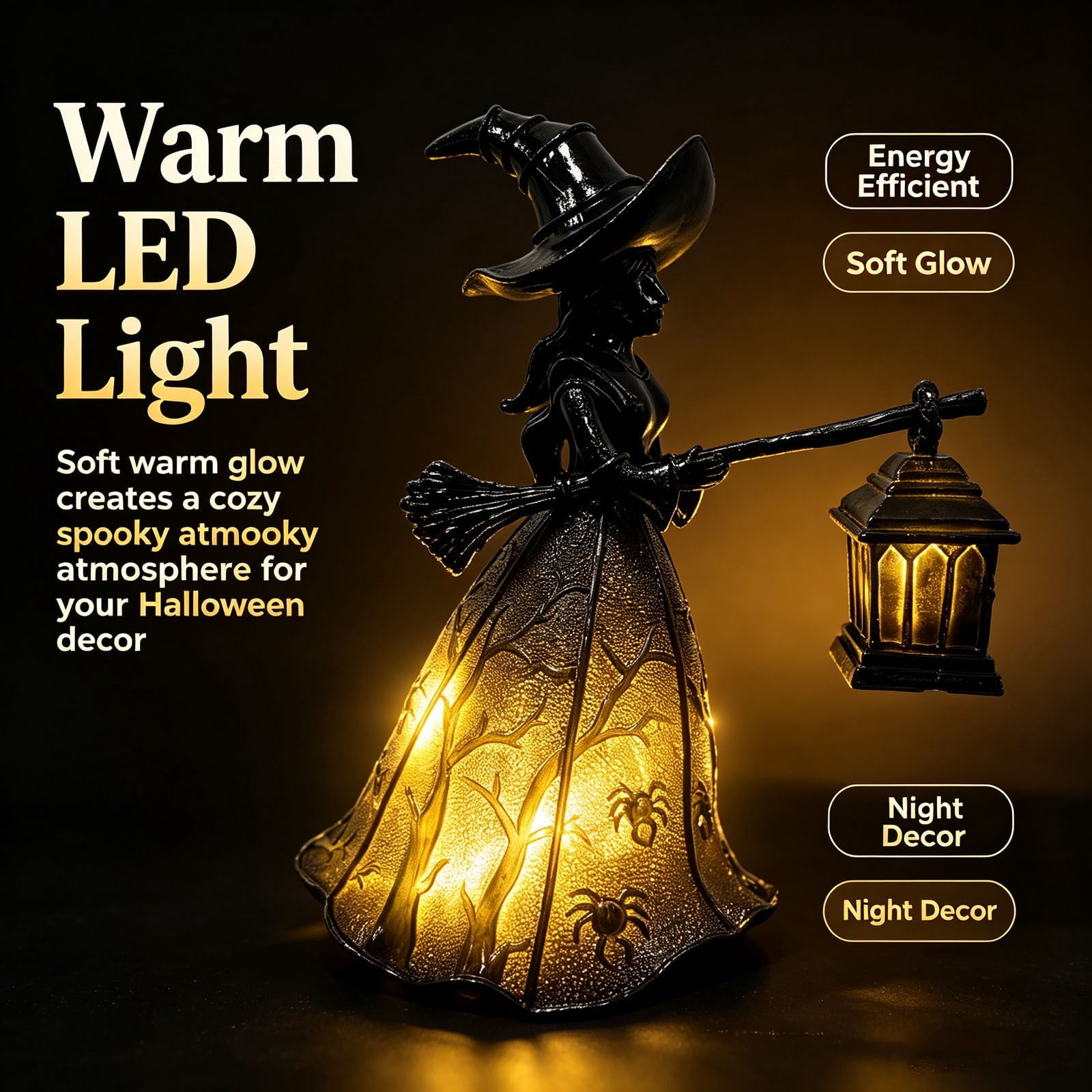 YZEGDCH Halloween 3D Ghost Campfire Flickering Night Light 2 Funny Roasting Marshmallows at Campfire LED Electric Faux Flameless Campfire Nightlight Funny Halloween Decor
