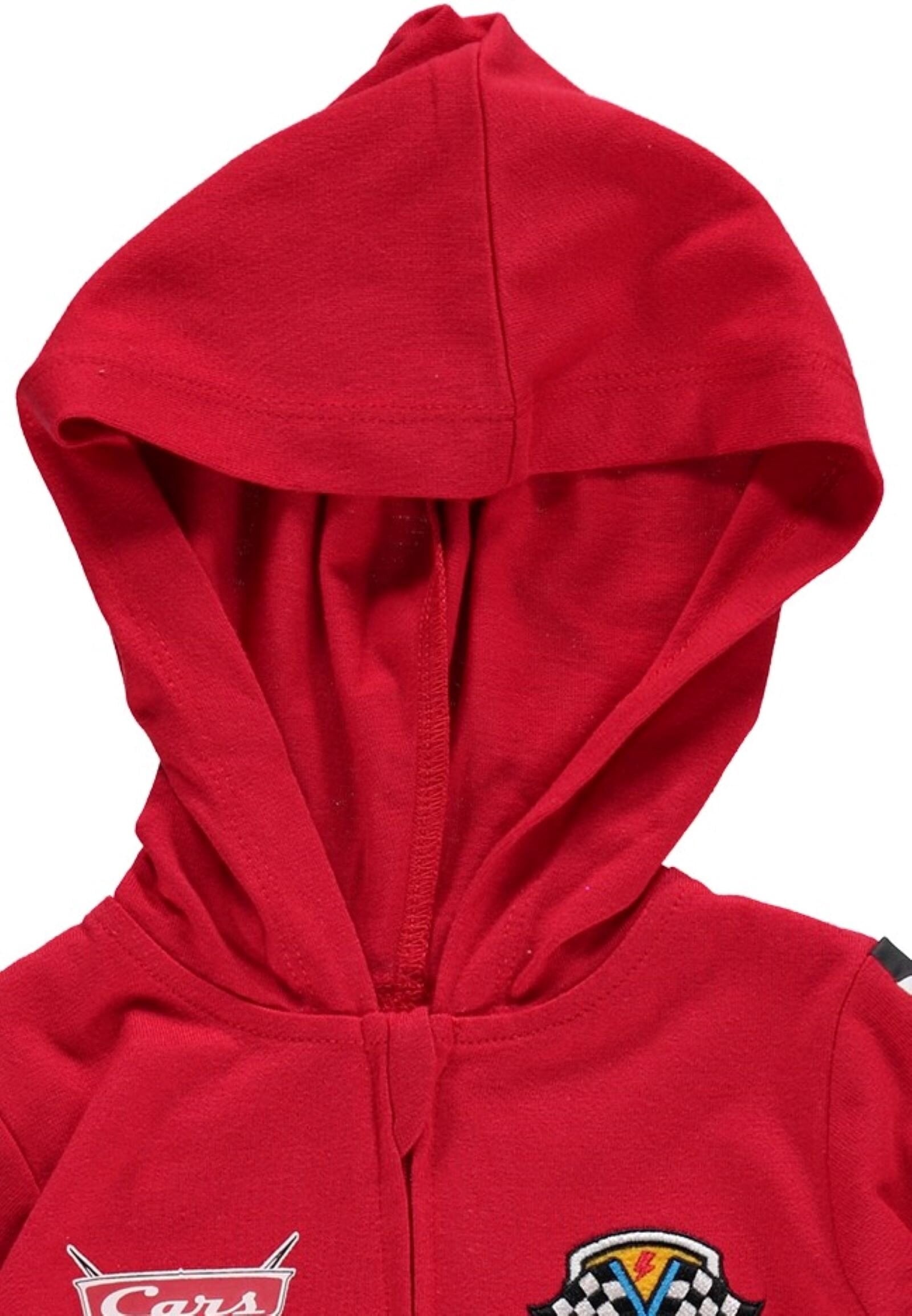 Disney Cars Toddler Boy or Girl Cosplay Hooded One Piece McQueen Red