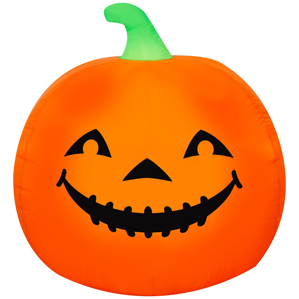 Reversible Jack-o'-Lantern Airblown Yard Inflatable, Multicolor, 3', Halloween by Way To Celebrate