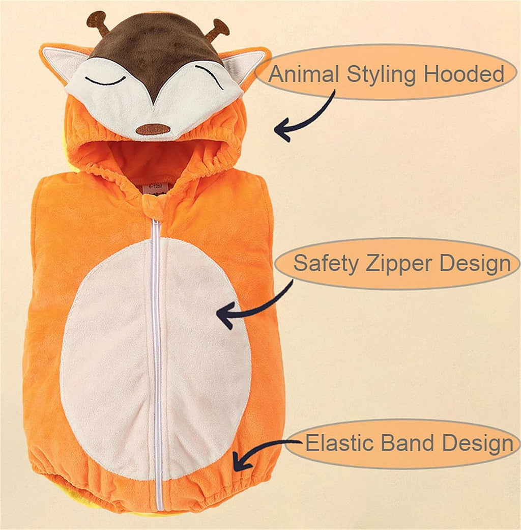 WIBACKER 0-24M Baby Boy Dinosaur Costume for Themed Parties and Halloween, Flannel Hooded Outfit Suit