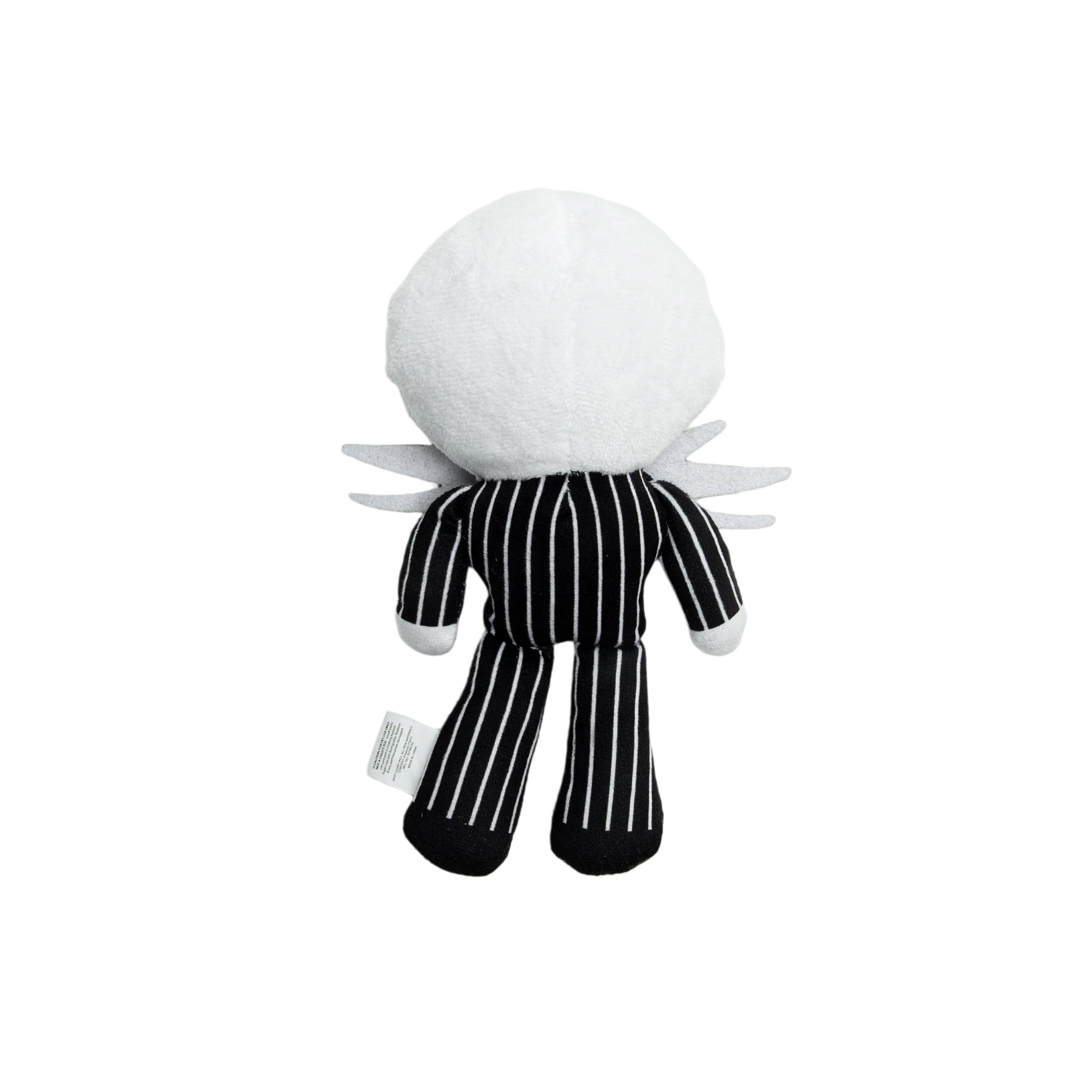 Disney Halloween Dog Toy, Nightmare before Christmas, Zero, Plush, Squeaky, Black & White, 8.66"
