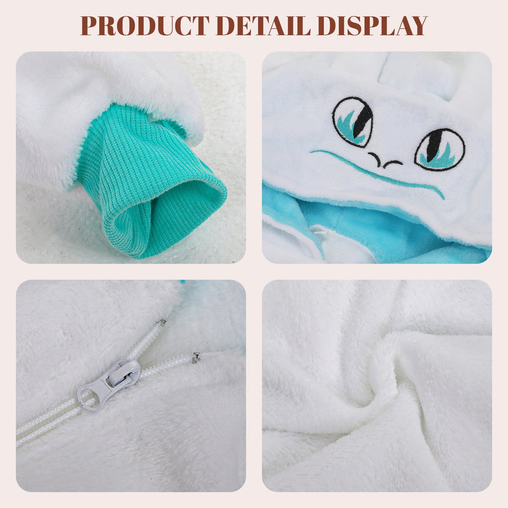 GOBWCOT Kids Onesie Pajamas Dragon Costume Children Animal Sleepwear Jumpsuit Cosplay for Boys and Girls