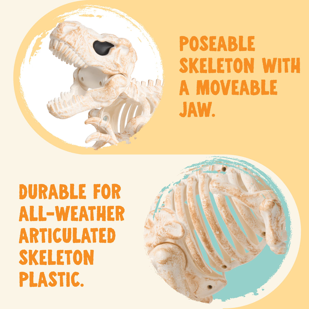 Joyfy 2 Pcs Duck Skeleton Halloween Decoration,4.5 Inch Posable Plastic Animals Halloween Skeleton for Indoor Outdoor Halloween Decorations,Haunted House Party Props