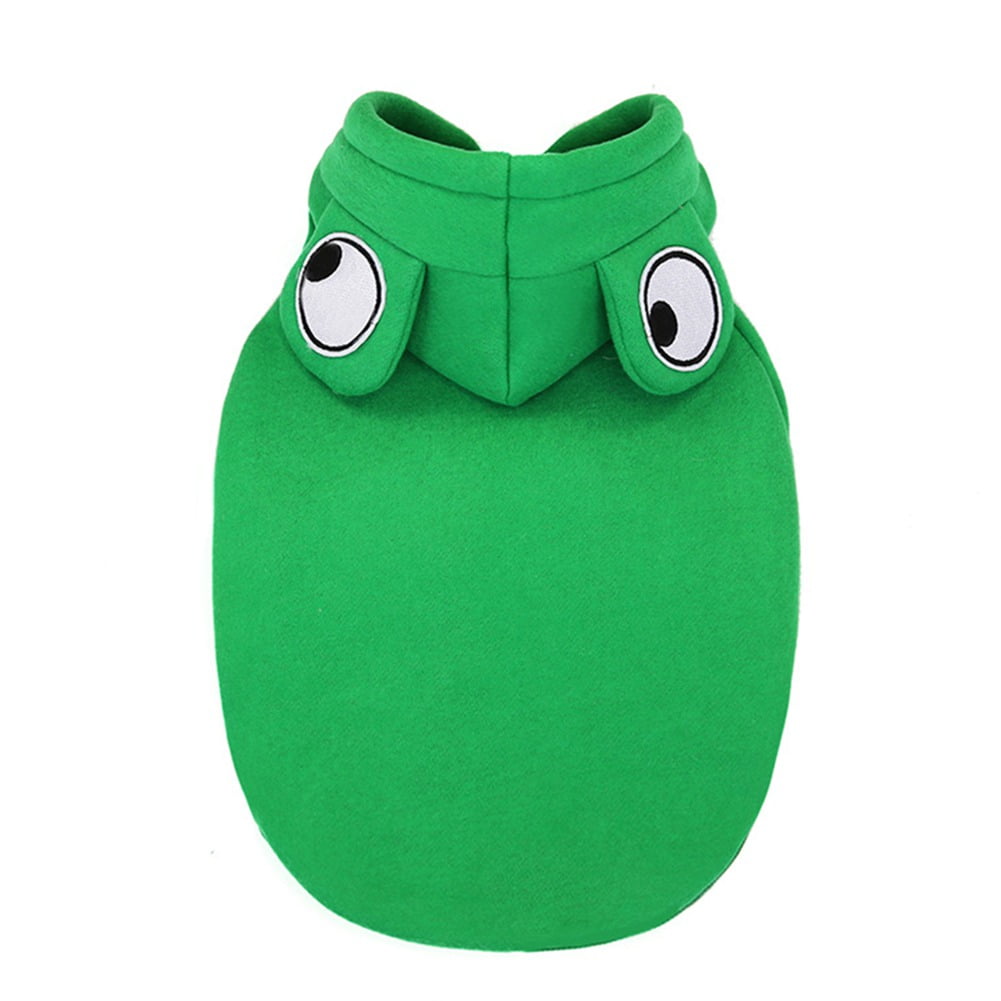 Winter Warm Plush Dog Hoodie, Heart‑Shaped Pet Cosplay Outfit for Small Dogs