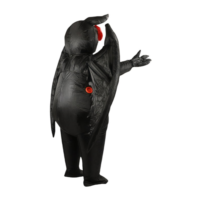 Halloween Moth Inflatable Costume Horror Fun Inflatable Costume Party Party Fun Dress Up Novelty Inflatable Costume,Height 59"–74.8",Bat