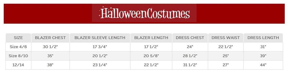 Wednesday Nevermore Girl's Costume