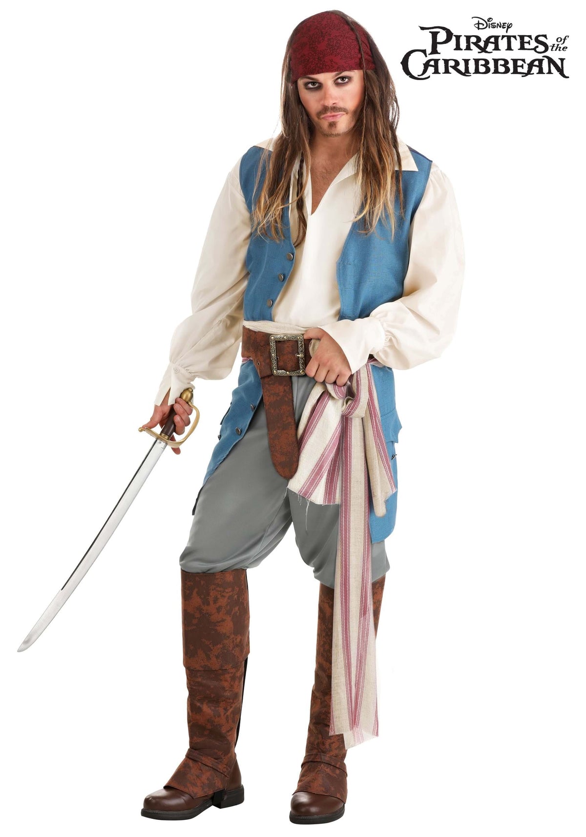 Captain Jack Sparrow Mens Costume