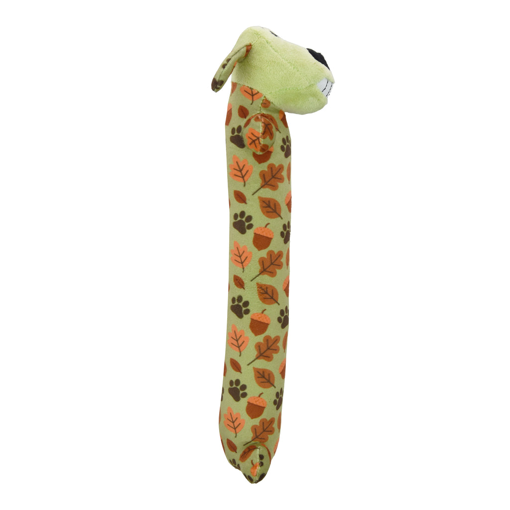Multipet Fall Pattern 12” Smiling Dog 2pc Dog Toy Value Pack