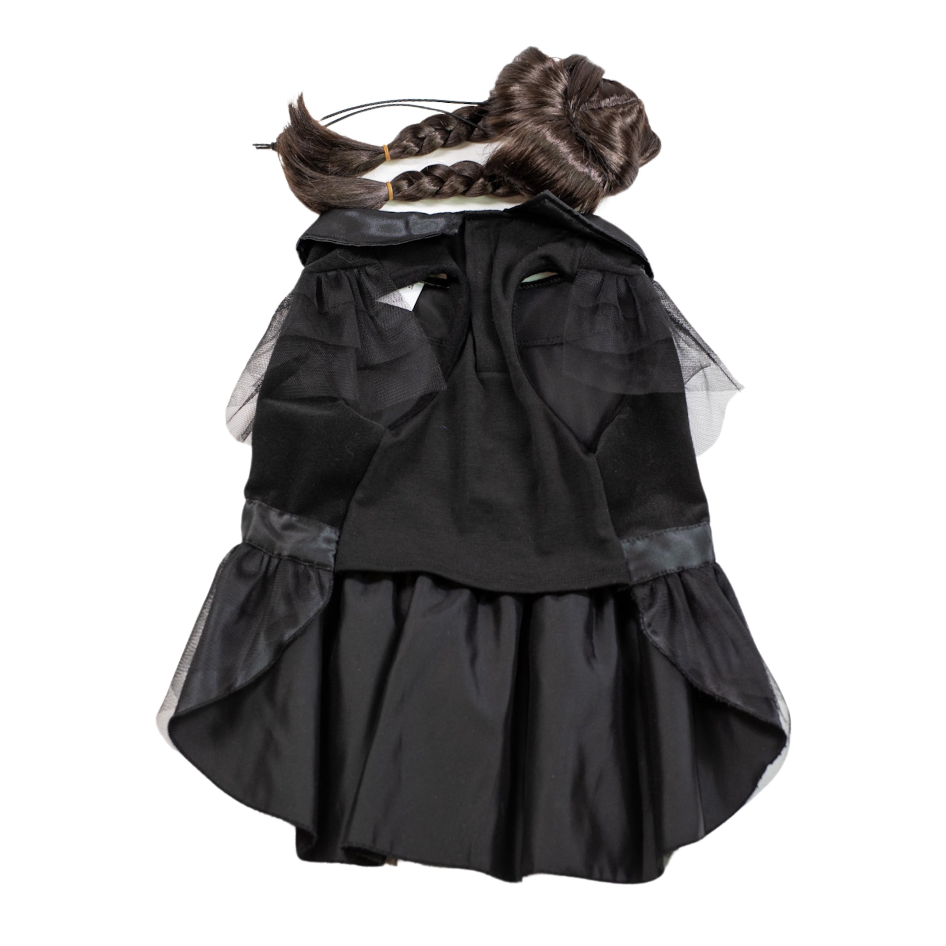 Vibrant Life Halloween Gothic Girl Costume for Dogs, Black, Large