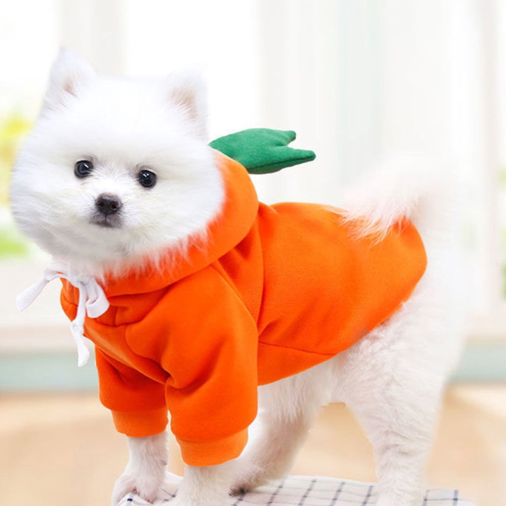 Winter Warm Plush Dog Hoodie, Heart‑Shaped Pet Cosplay Outfit for Small Dogs