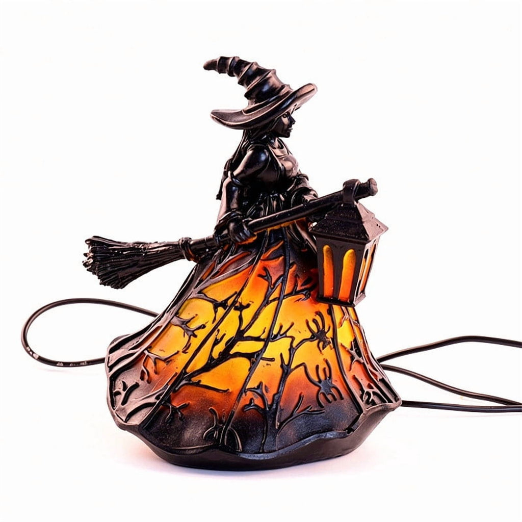 YZEGDCH Halloween 3D Ghost Campfire Flickering Night Light 2 Funny Roasting Marshmallows at Campfire LED Electric Faux Flameless Campfire Nightlight Funny Halloween Decor