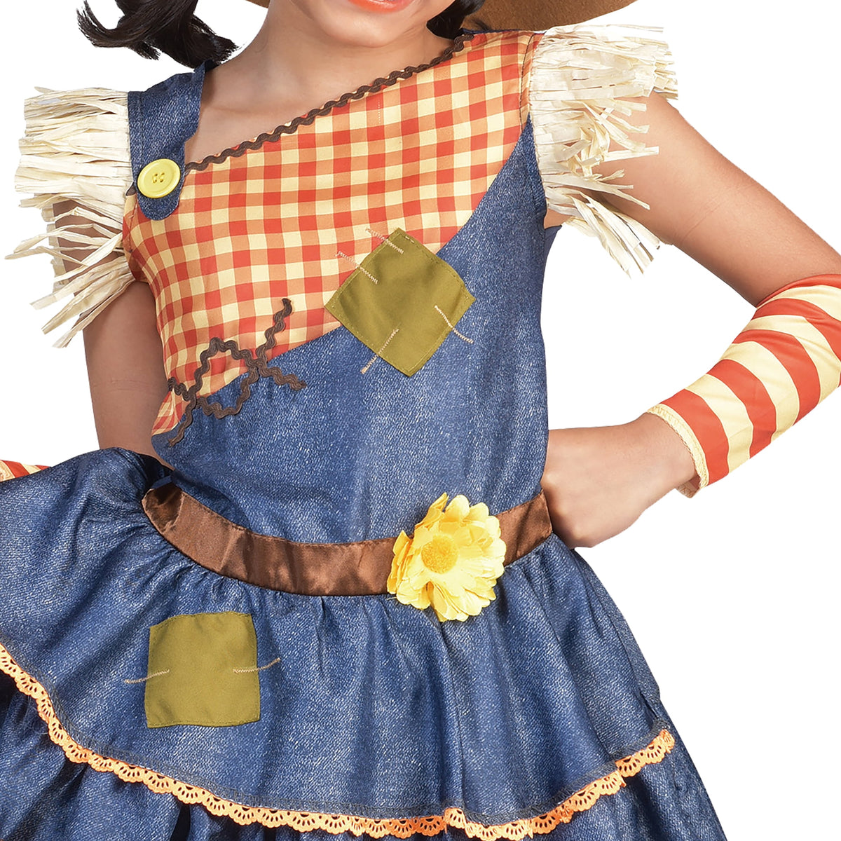 Scarecrow Sweetie Halloween Costume for Children, Girls' Size S (6/6x), by Way to Celebrate