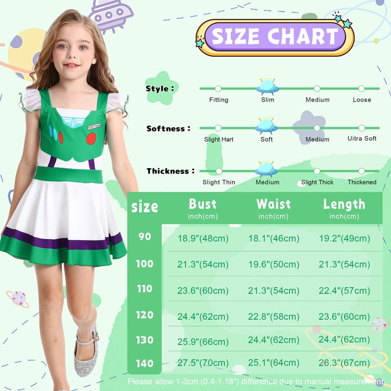 Benylion Girls Cowgirl Costume Summer Dress Toddler Princess Dress up for Kids Birthday Outfits Halloween Role Play Clothes for 3-4 Years