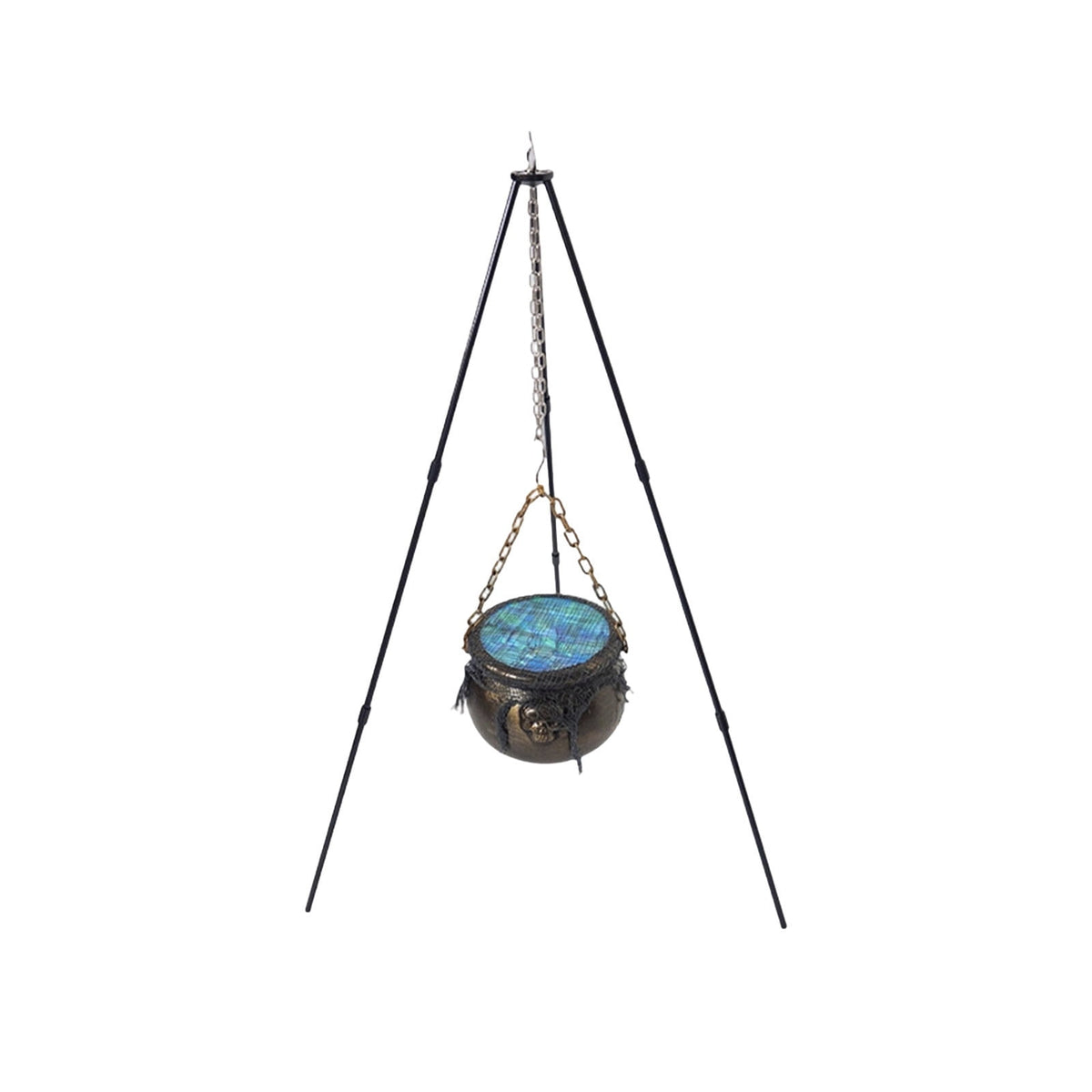 Muecwrye Halloween Decorations Outdoor, Halloween Clearance! Halloween Witches Cauldron with Lights, DIY Bubbling Cauldron Set Decor for Home Porch Outside, Halloween Party Supplies( Without Tripod)